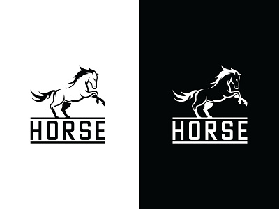 HORSE 3d animation brand branding confidence design flat graphic design horse identity illustration illustrator logo loyalty motion graphics stationary strength ui ux vector