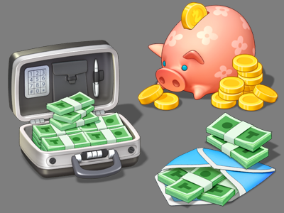 Icons Set - in-game currency