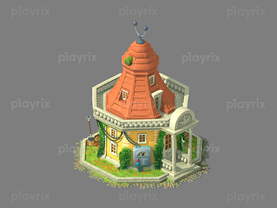 Gardenscapes buildings art design game gamedev gardenscapes illustration playrix