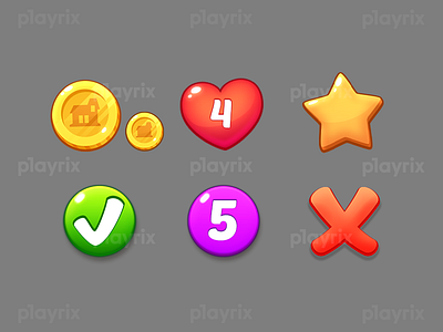 Homescapes icons art design game gamedev homescapes illustration playrix
