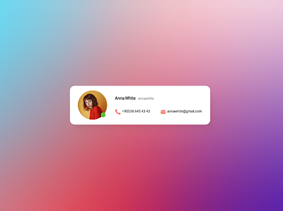User profile card carddesign design profilecard ui userprofile ux web webdesign