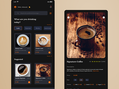 Online Coffee App