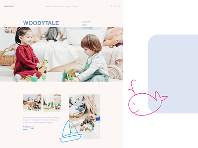 E-commerce - Woodytale - Web concept/Online store clear ecommerse helvetica kids mininal onlineshop onlinestore stylish toys ui ux web white wood wooden