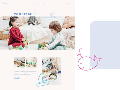 E-commerce - Woodytale - Web concept/Online store