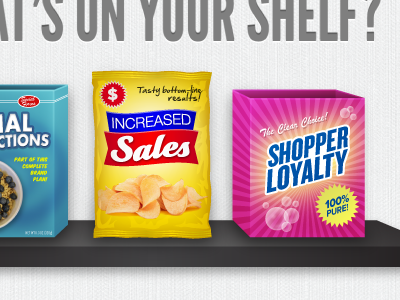 What's On Your Shelf? bag box cereal chip chips detergent shelf soap