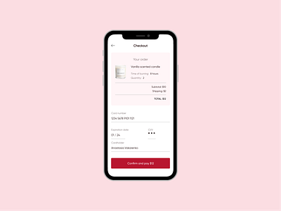 Daily UI 002 - Credit Card checkout