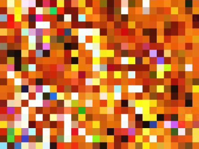 Exhibit A 8 bit bit bits colors pixel pixels square squares