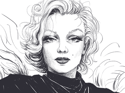 Portrait of Marilyn Monroe