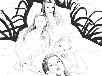 Movie poster graphic illustration poster sketch