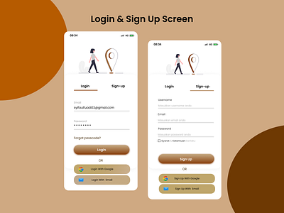 UI/UX Design - Login & Sign Up Find Apps app app design design inspiration login mobile app design mobile design sign up ui website