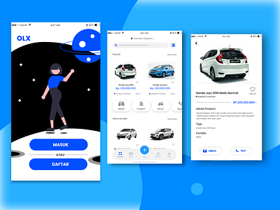 UI Design Mobile Apps - Redesign OLX