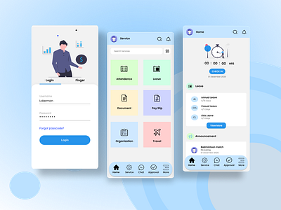 UI Design - HR Mobile Apps