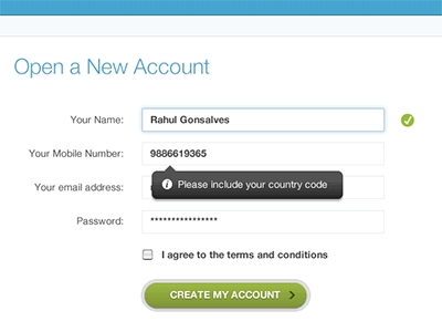 Account Creation