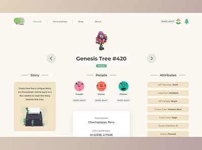 Genesis Tree animation art branding design graphic design illustration illustrator logo minimal ui