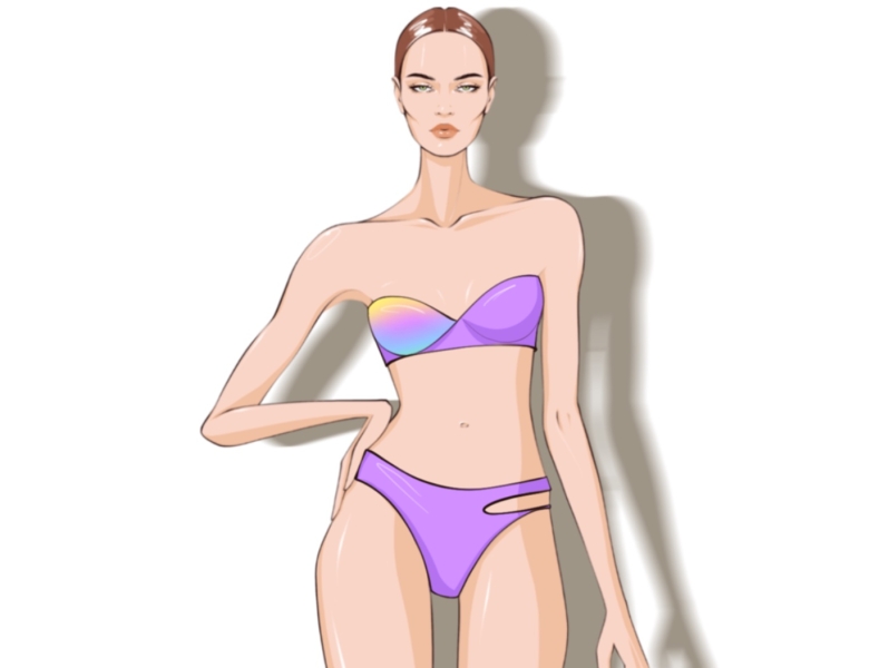 Sketch2Finish: Swimsuit Drawings Edition by Martha | MyBodyModel