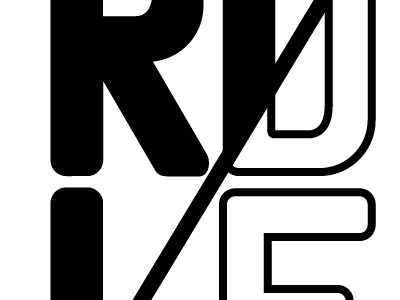 RDLF black logo white