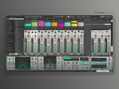 Ableton Live Redesign - New Interface by George Zagos on Dribbble