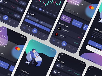 Trading App UI app design graphic design ui ui design ux ux design