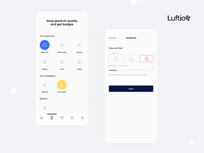 Luftio - mobile app for air quality