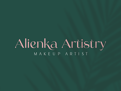 Alienka Artistry - Makeup Artist Logo and Branding