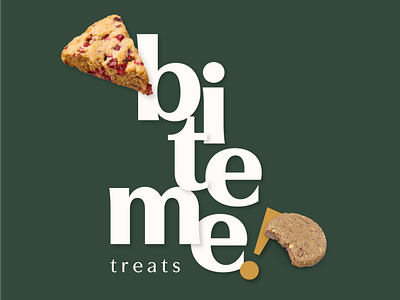 Bite Me - Delicious Treats - Cookie Branding & Logo branding cookie branding cookie logo design graphic design illustration logo logo design logos vector