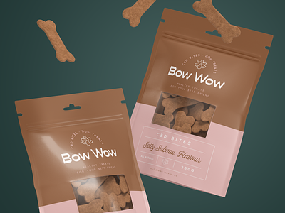 BOW WOW - CBD bites - Dog treats branding