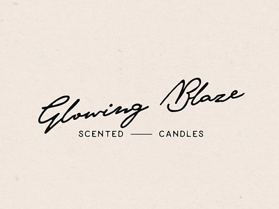 Glowing Blaze - Scented Candles - Logo Design & Branding