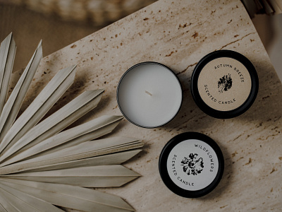 Glowing Blaze - Scented Candles - Logo Design & Branding