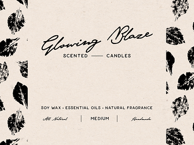 Glowing Blaze - Scented Candles - Logo Design & Branding