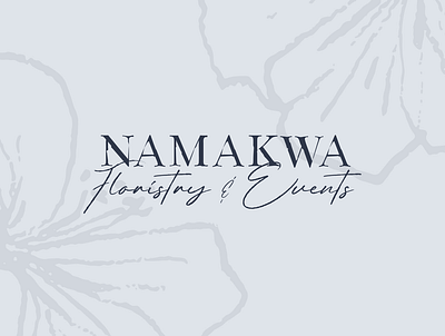 Namakwa Floristry & Events Branding art brand identity branding design drawing graphic design illustration logo logo design logos vector