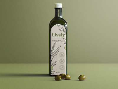 Lively Olive Oil Logo Design & Branding