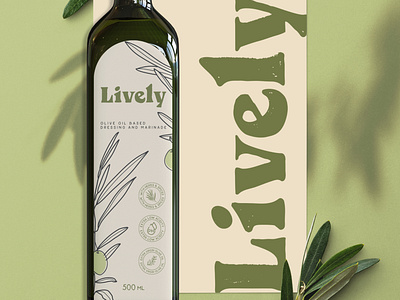 Lively Olive Oil Logo Design & Branding