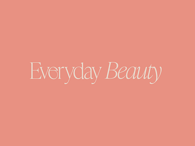 Everyday Beauty Salon Logo Design & Branding