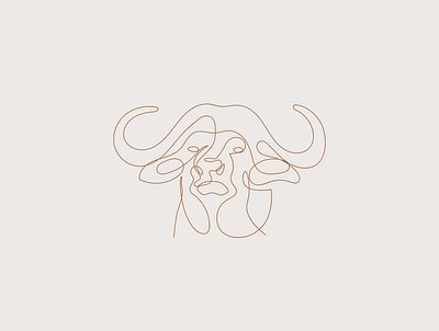 Boerfin Financial Line Art Logo animal animal branding animal logo brand identity branding buffalo business corporate design finance financial branding financial logo graphic design illustration line art line logo logo logo design logos vector