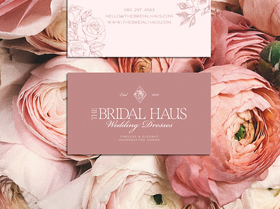 The Bridal Haus Logo Design & Branding brand identity branding business card business card design business design design fashion fashion branding fashion logo graphic design logo logo design logos wedding wedding branding wedding logo