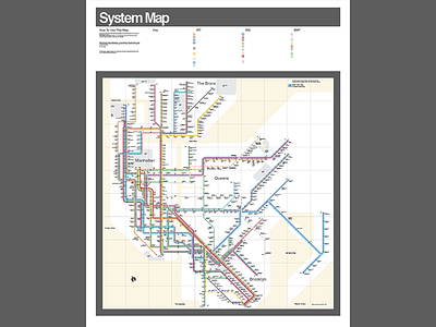 1972 Vignelli NY Subway Map map maps new york subway ux vignelli