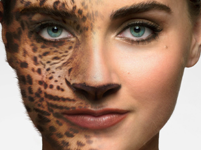 Tame Your Skin animal beauty dermatology health illustration leopard manipulation photo photoshop skin