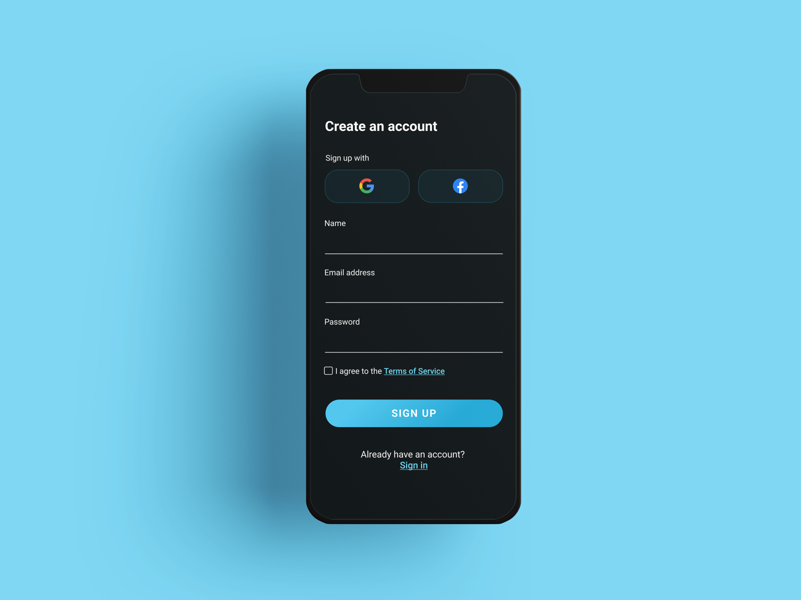 Sign up | UI Design by Suhita Korgaonkar on Dribbble