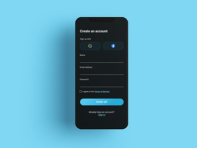 Sign up | UI Design