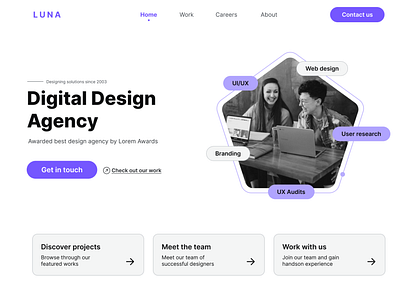 Landing page