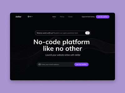 Landing page