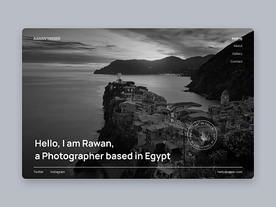 Landing page | Rawan Yasser