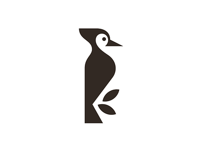 Woodpecker branding graphic design logo mark woodpecker