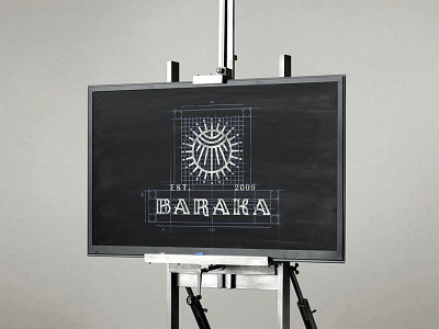 Baraka | Logo building baraka black building logo