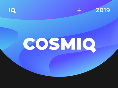 Cosmiq abstract behance branding case illustration logo ui ux vector