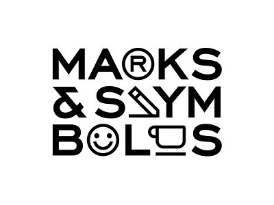 Trade marks & symbols 2019 abstract black branding design logo mark typography vector