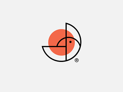 parakeet logo design animales birds branding design icon illustration logo modern logo outline parakeet vector