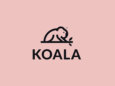 Koala logo design animals branding design icon identity illustration koala logo modern logo outline vector