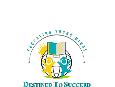 Destined to succeed academy educational logo logo logo design minimilist preschool logo vector