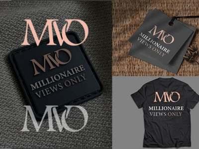 MVO letter clothing fashion logo branding fashion logo design graphic design logo